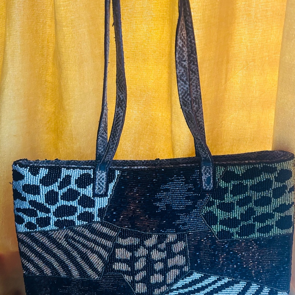 Rare Vintage Beaded Fendi Baugette Purse - Picture 3 of 8